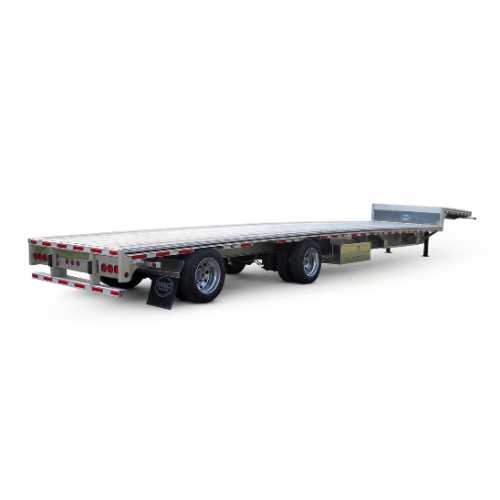 Drop Deck Aluminum Platform Flatbed Wagon Trailer