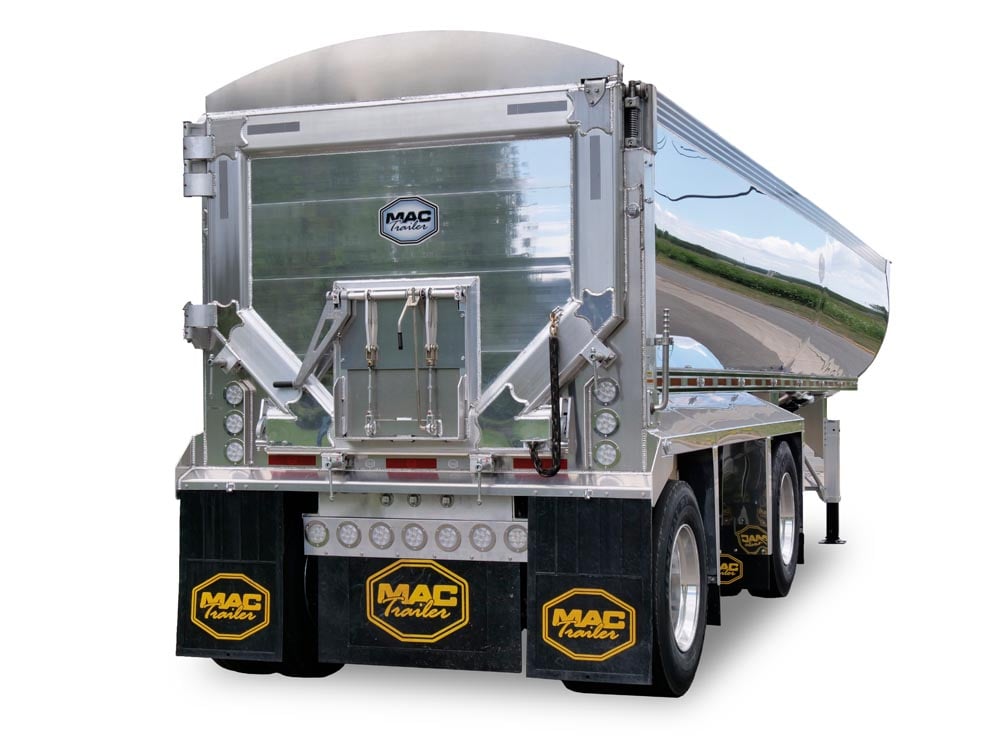 Aluminum Half Round Dump Trailer