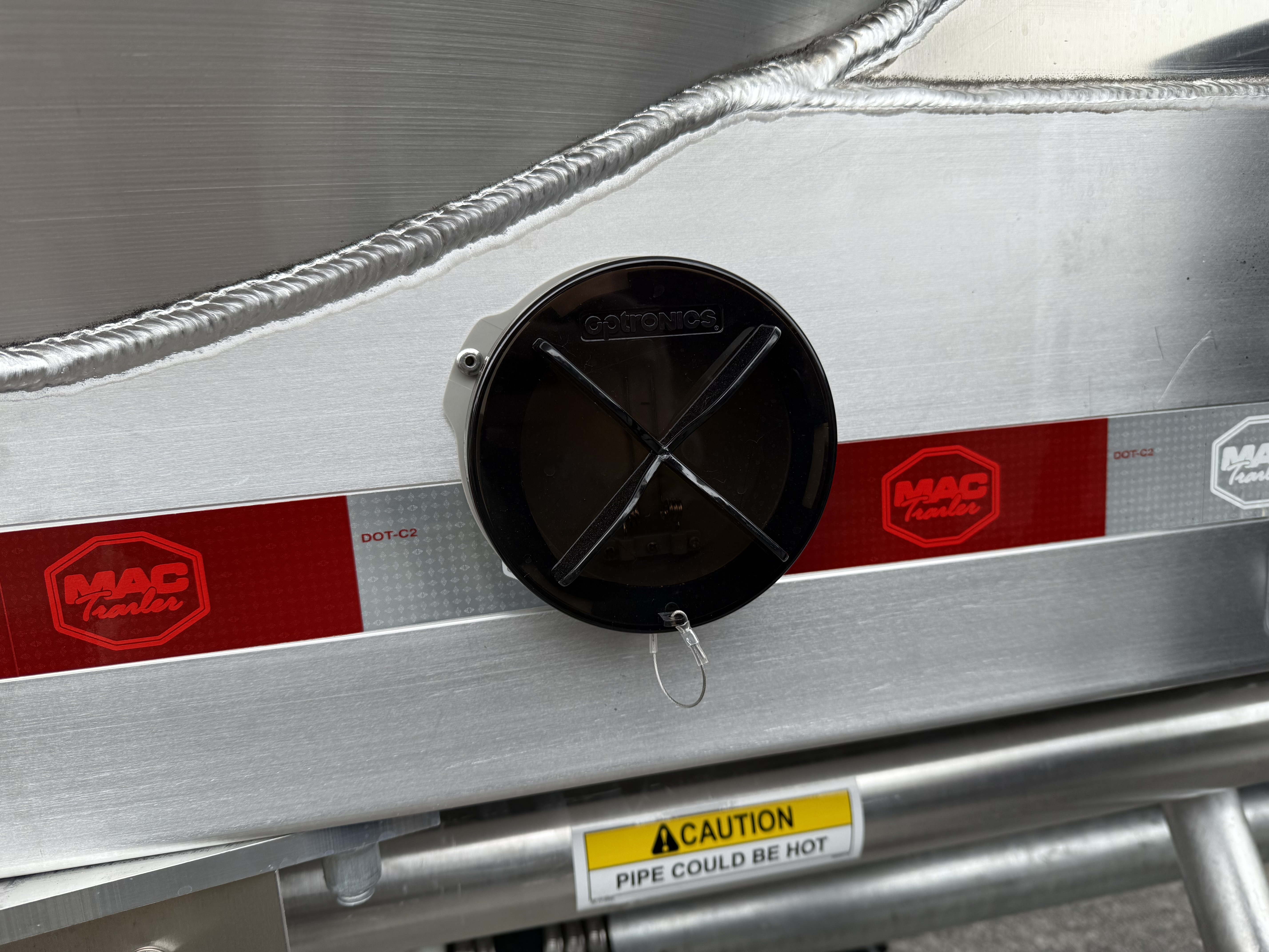 Document holder for vacuum pneumatic tank