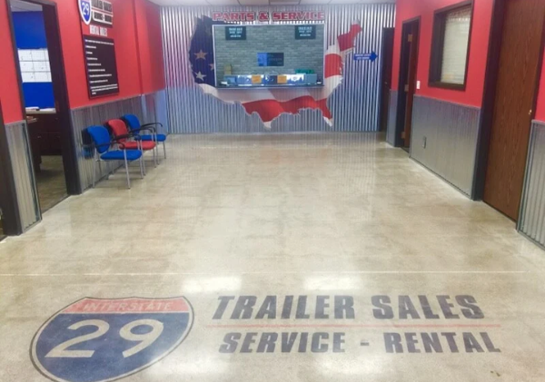 Semi Trailer building